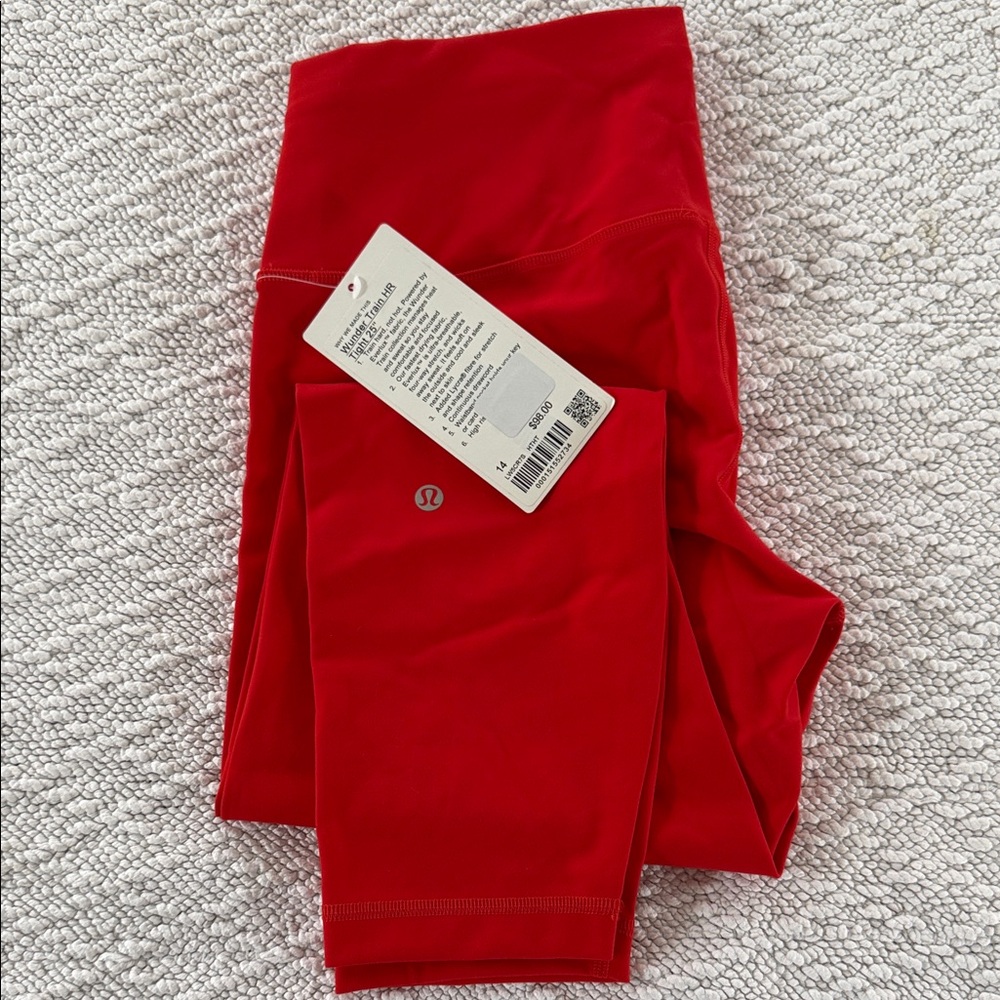 lululemon athletica Red Leggings